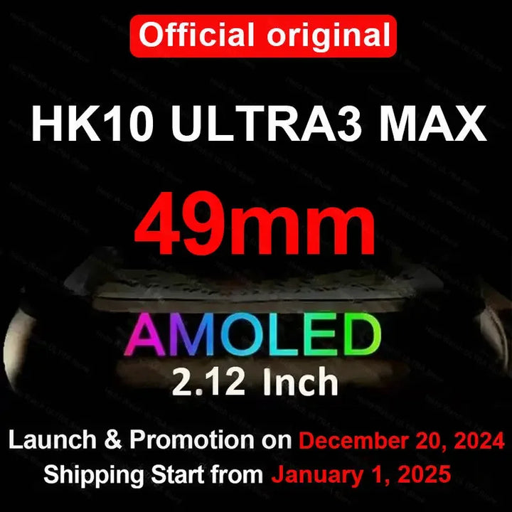 HK10 Ultra 3 Max Smartwatch
