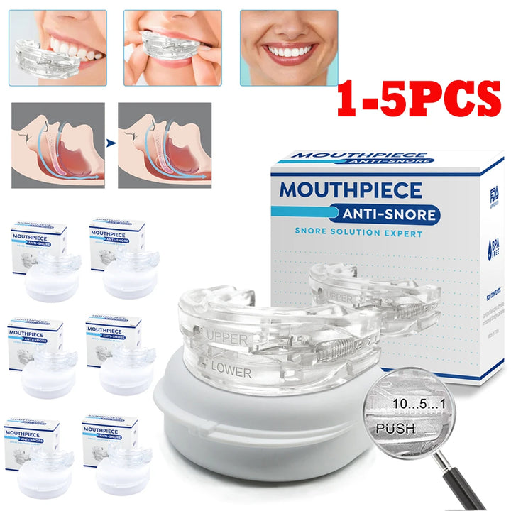 Anti-Snore & Bruxism Mouth Guard with Case