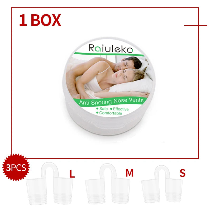 3/4PCS Anti-Snoring Nose Vents – Comfortable Nasal Dilator Set
