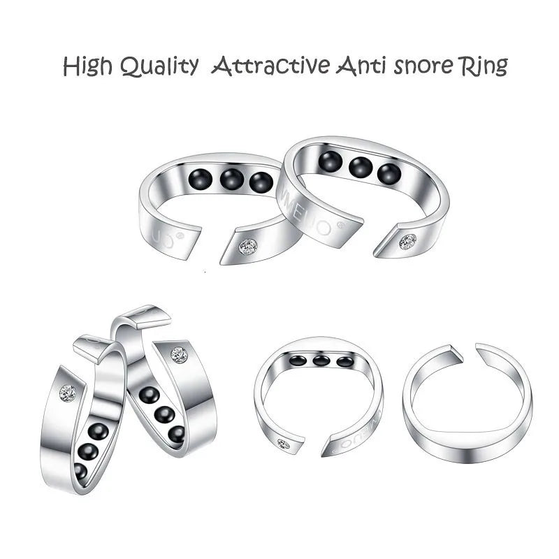 Anti-Snore Magnetic Acupressure Ring – Sleep Aid Finger Ring