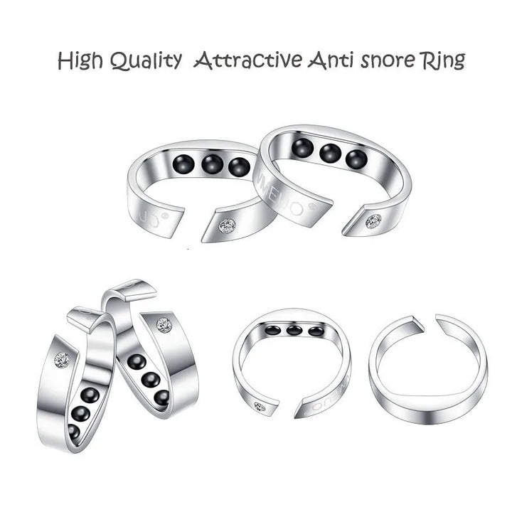 Anti-Snore Magnetic Acupressure Ring – Sleep Aid Finger Ring