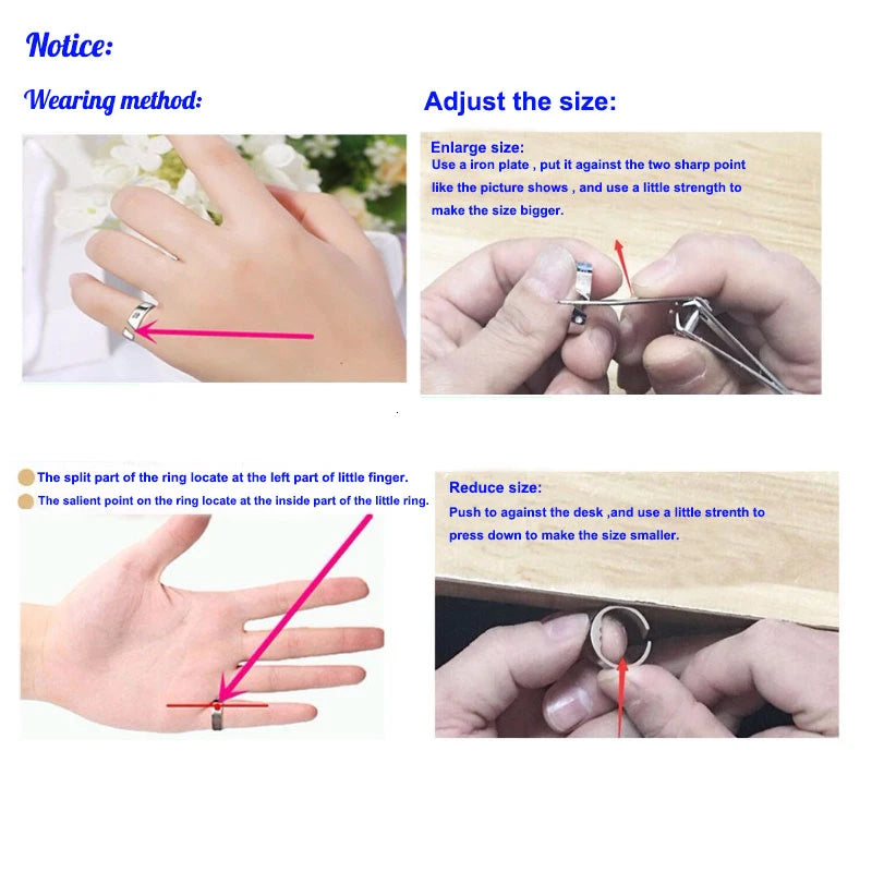 Anti-Snore Magnetic Acupressure Ring – Sleep Aid Finger Ring