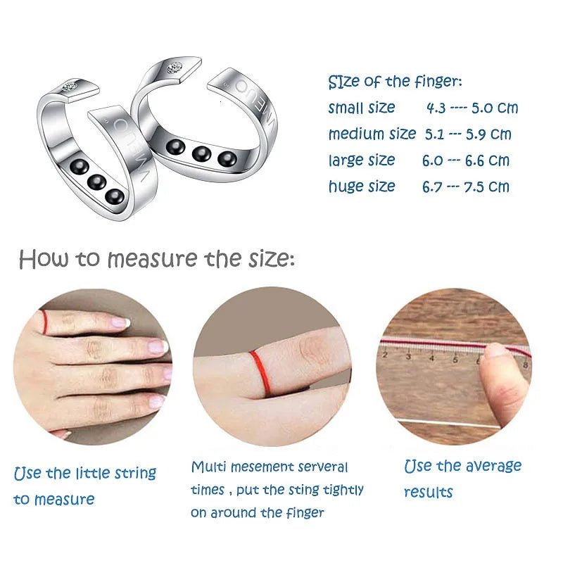 Anti-Snore Magnetic Acupressure Ring – Sleep Aid Finger Ring