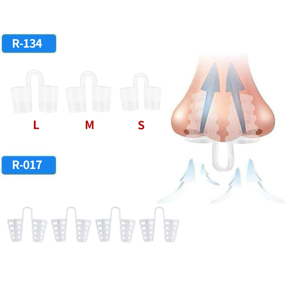 3/4PCS Anti-Snoring Nose Vents – Comfortable Nasal Dilator Set
