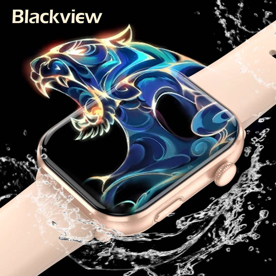 Blackview R60 Smartwatch – 1.96" AMOLED, Bluetooth Call, Health Tracker