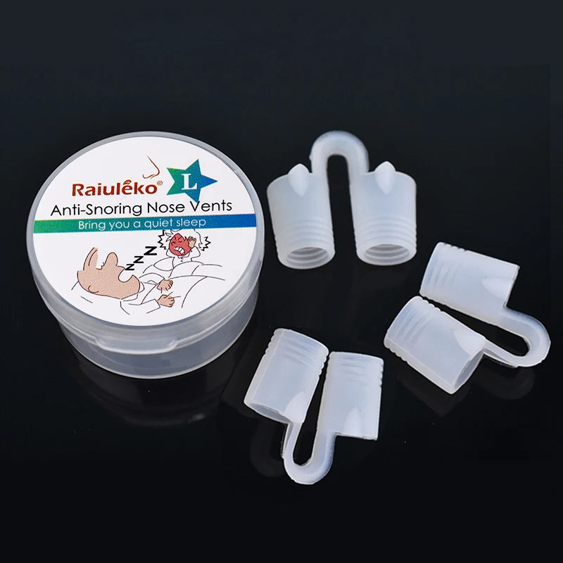 3/4PCS Anti-Snoring Nose Vents – Comfortable Nasal Dilator Set