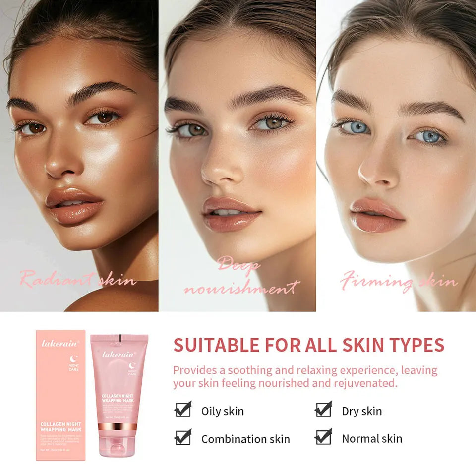 Collagen Face Mask & Jelly Cream Set – Firming & Hydrating Skincare