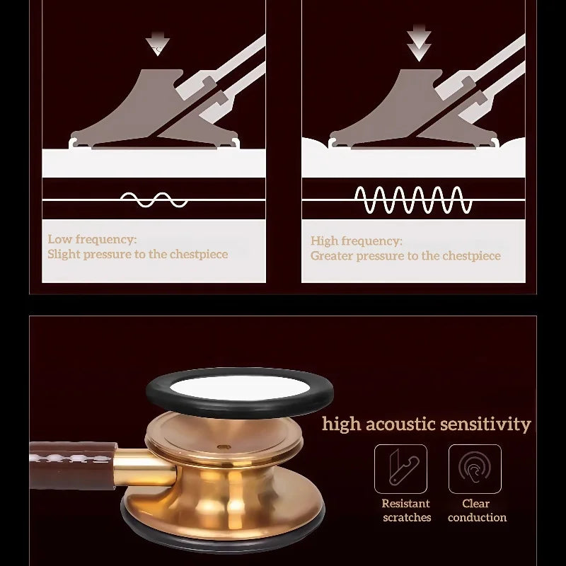 Professional Dual Head Medical Stethoscope