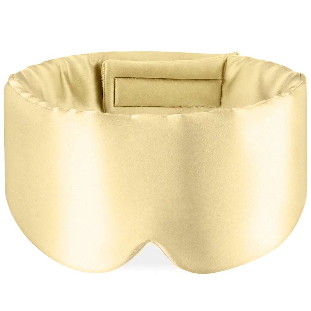 100% Mulberry Silk Sleep Mask – Soft Light-Blocking Eyepatch