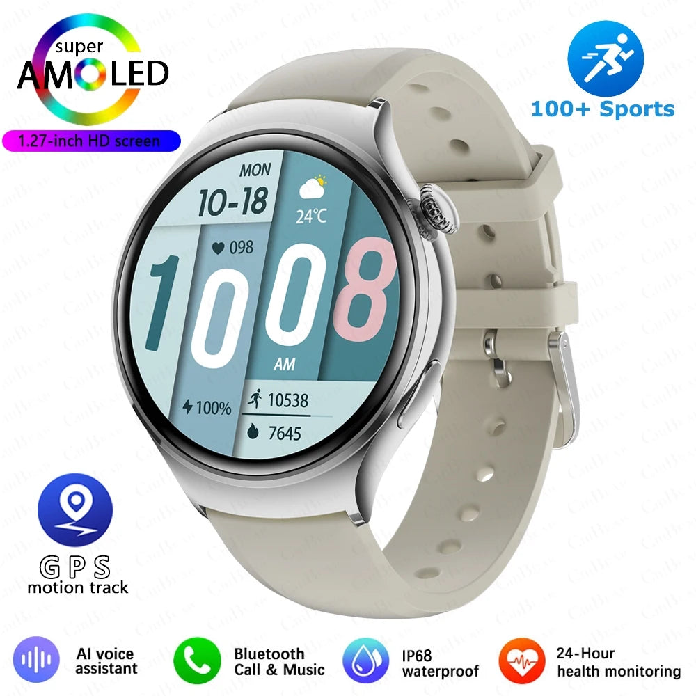 2025 Women’s Smartwatch – GPS, NFC, Bluetooth Call & Health Tracker