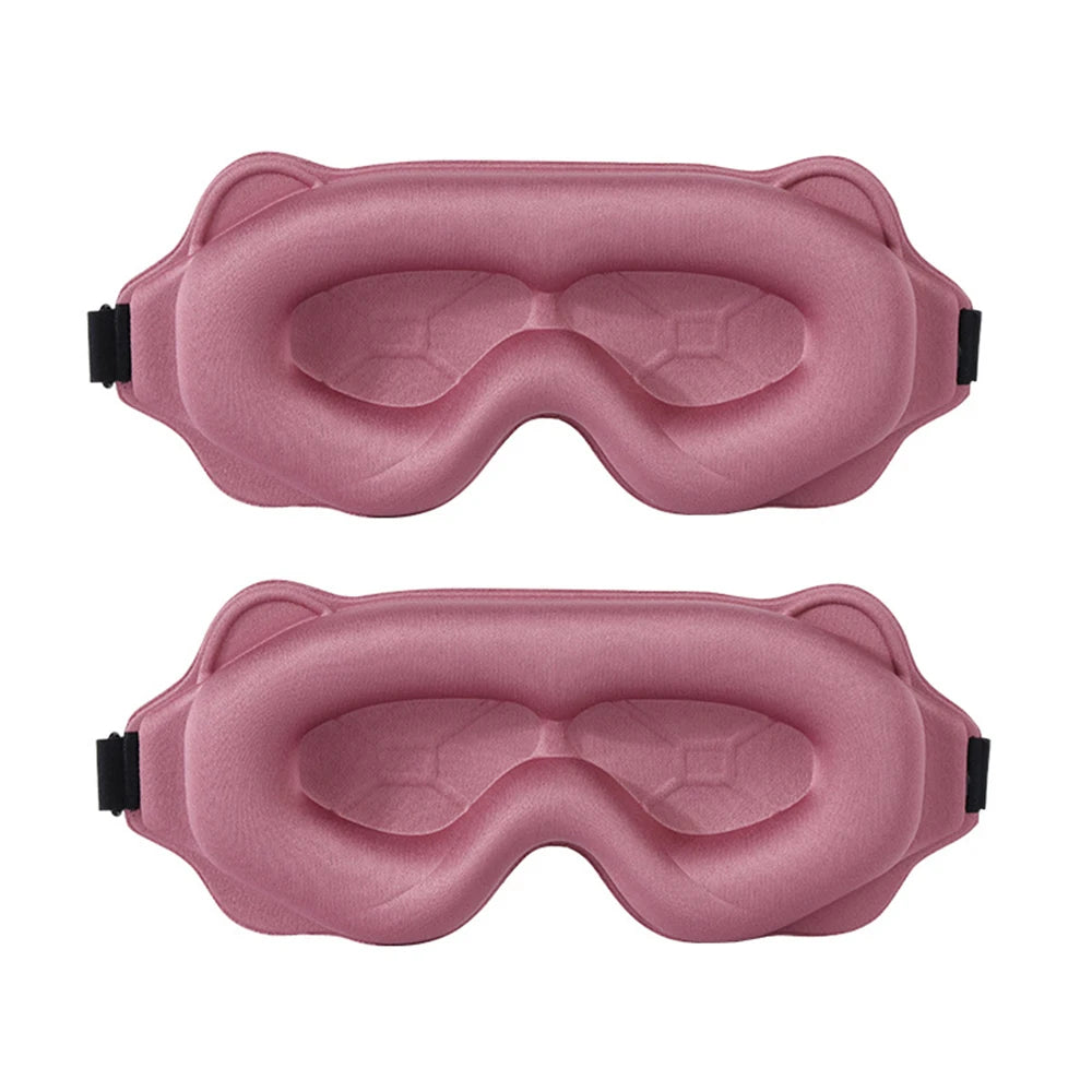 3D Contoured Sleep Mask – Light-Blocking Eye Mask