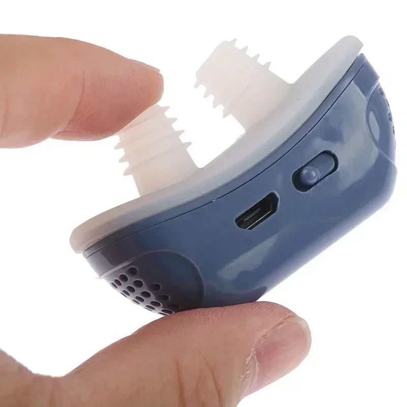 Electric Anti-Snore Nose Clip – Sleep Aid Breathing Device