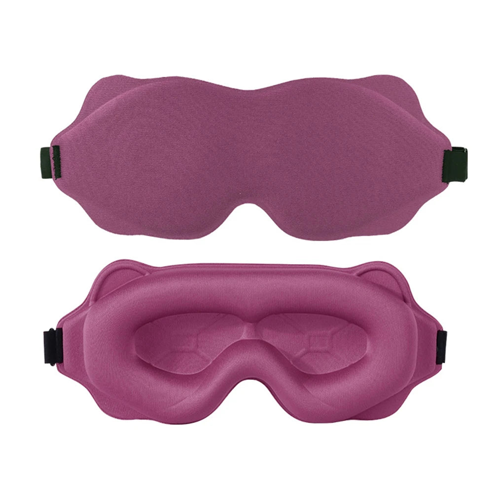 3D Contoured Sleep Mask – Light-Blocking Eye Mask