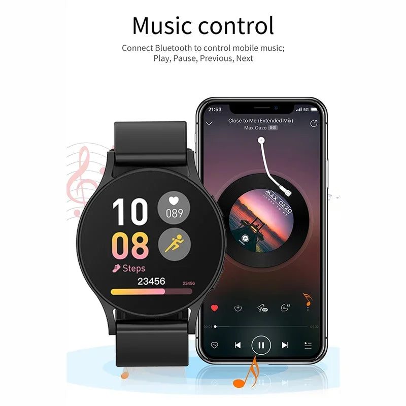 2025 Women’s Smartwatch – 1.28" Screen, Bluetooth Call, Health Monitor