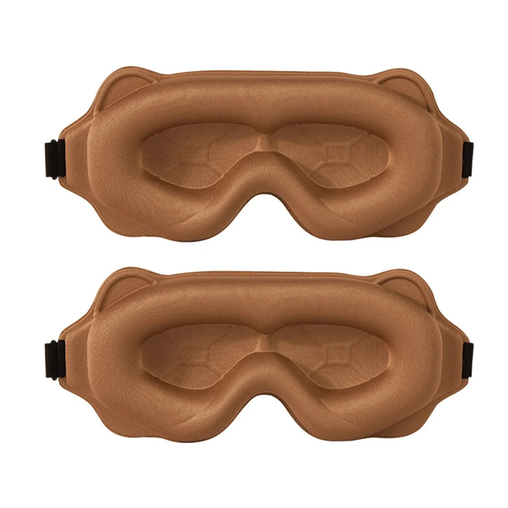 3D Contoured Sleep Mask – Light-Blocking Eye Mask