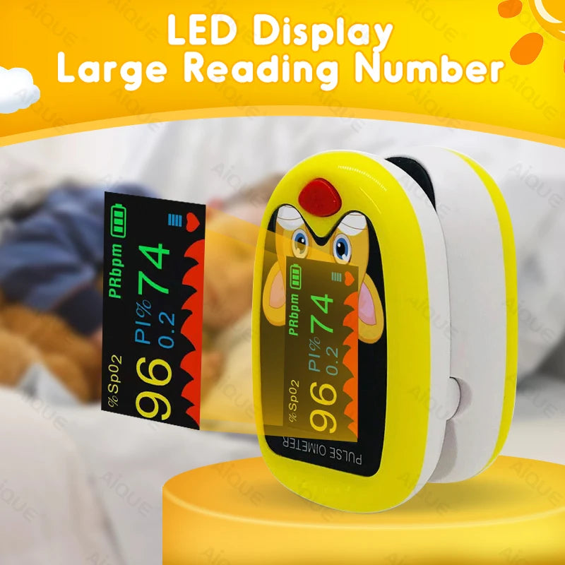 AiQUE Pediatric Pulse Oximeter