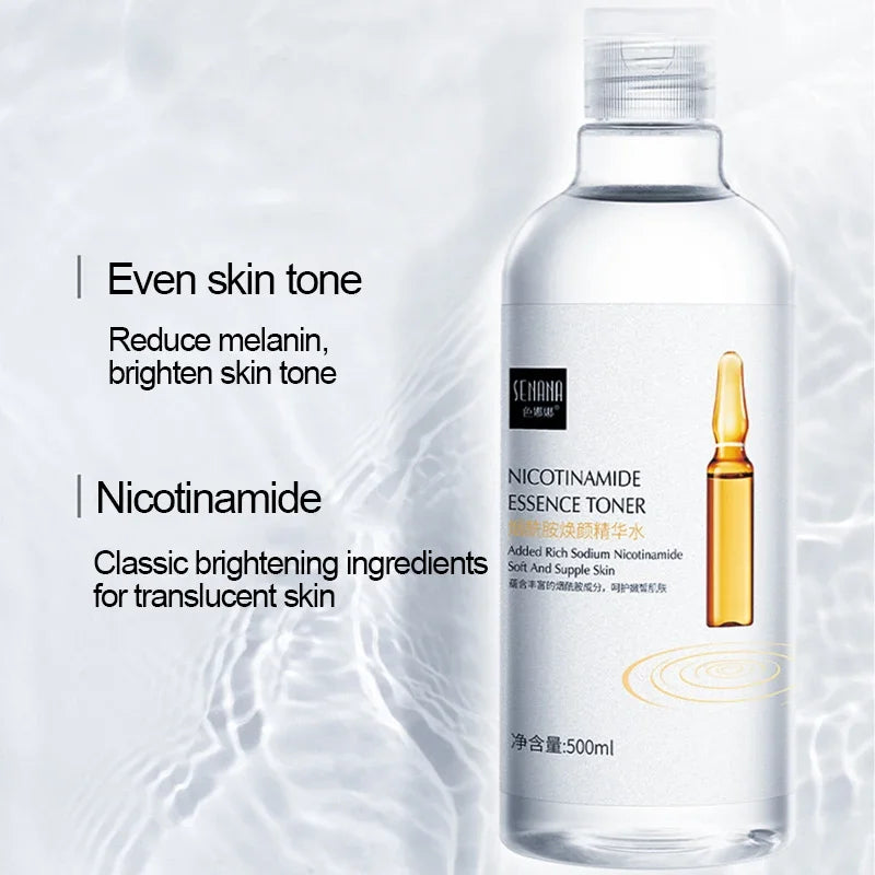500ml Niacinamide Essence Toner – Hydrating & Brightening Facial Care