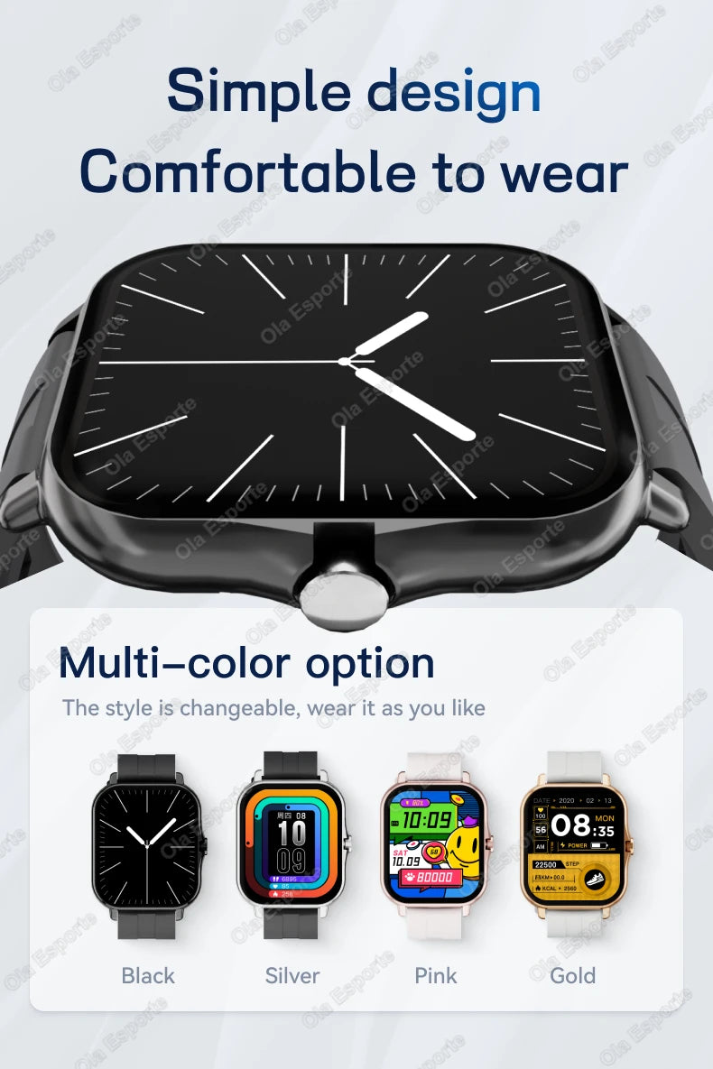 1.83" Waterproof Smartwatch – Call, Sleep & Fitness Tracker