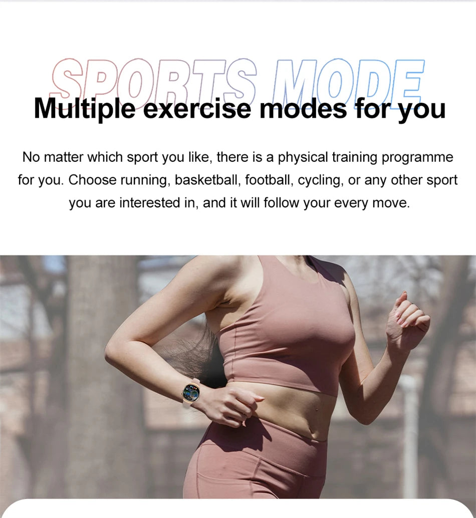 2025 Women’s Smartwatch – GPS, NFC, Bluetooth Call & Health Tracker