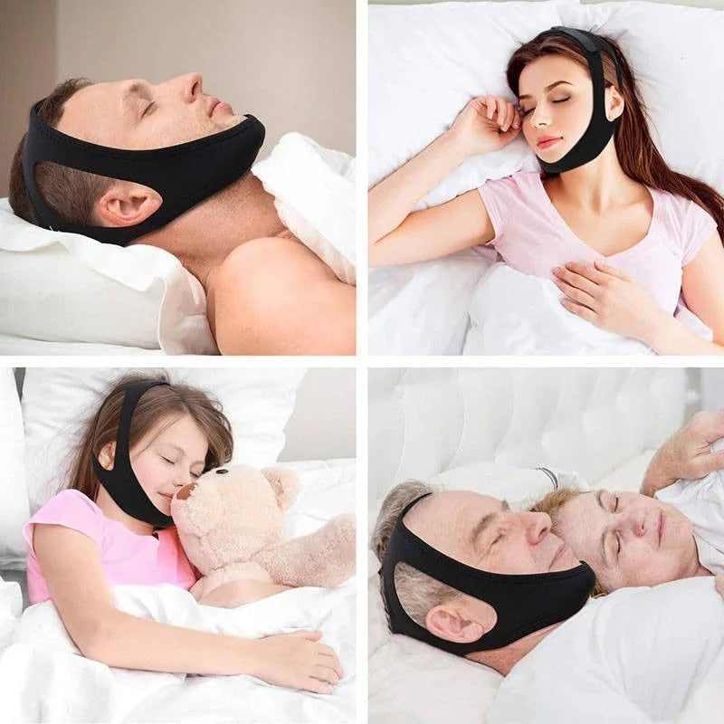 Adjustable Anti-Snore Chin Strap
