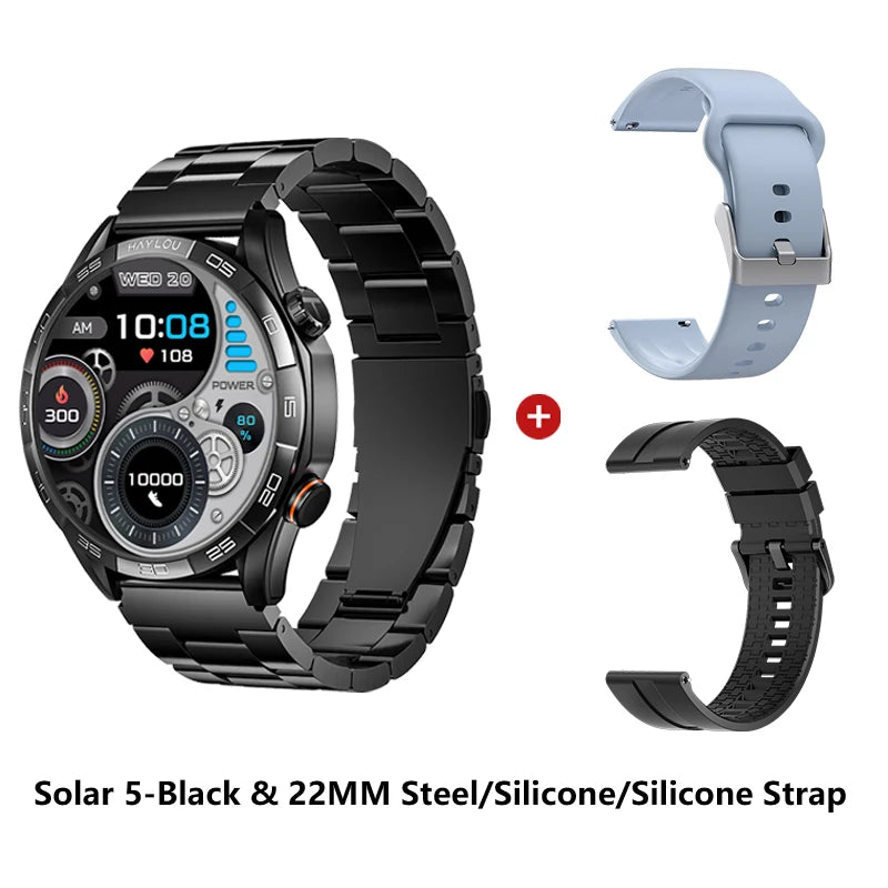 HAYLOU Solar 5 Smartwatch – 1.58" AMOLED, Voice Call, Health Tracker