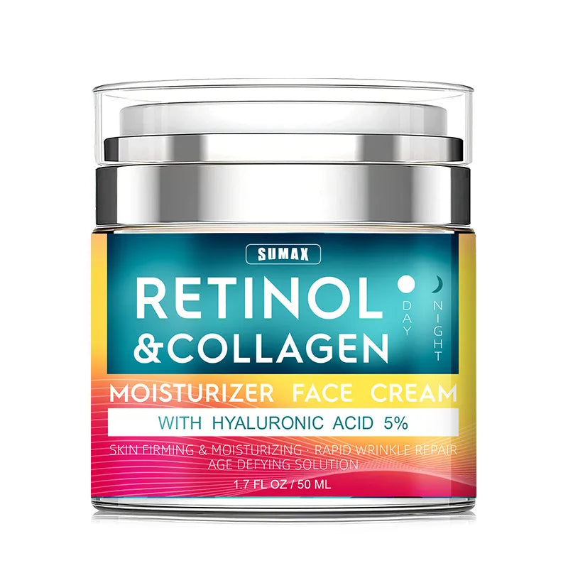 Retinol Anti-Aging Face Cream – Collagen & Hyaluronic Acid, 50ML