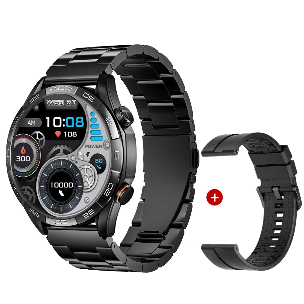 HAYLOU Solar 5 Smartwatch – 1.58" AMOLED, Voice Call, Health Tracker