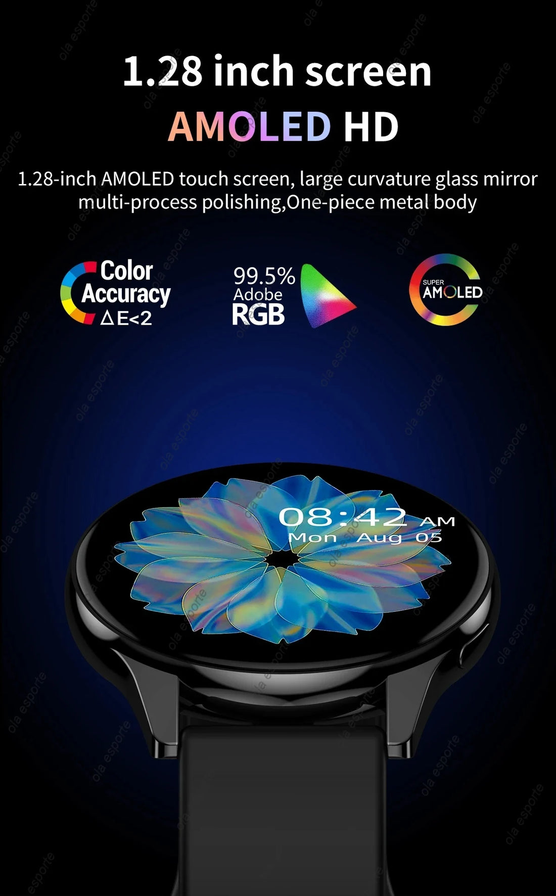 2024 Bluetooth Smartwatch – Call, Heart Rate, Custom Dials