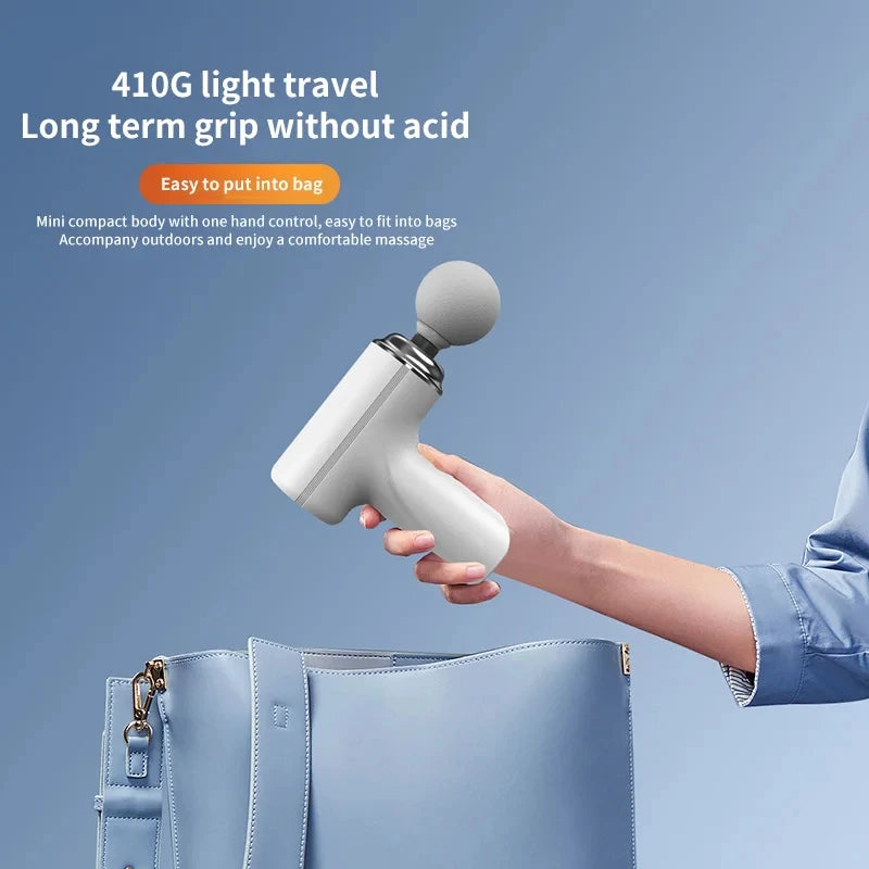 AI Smart Massage Gun with LED Light