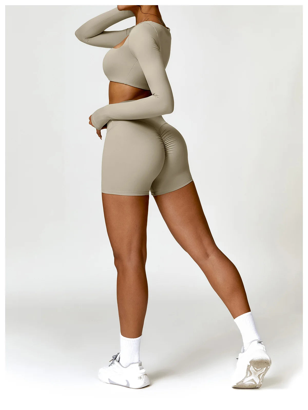 Women’s Long-Sleeve Sports Top – Yoga & Running Workout Shirt