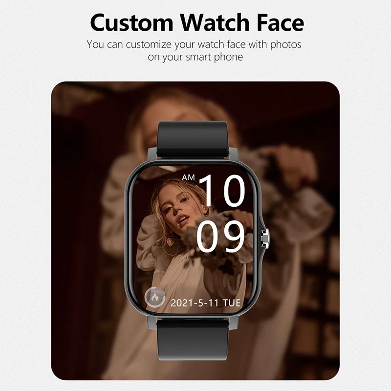 2025 Waterproof Smartwatch – Fitness & Bluetooth Call Watch