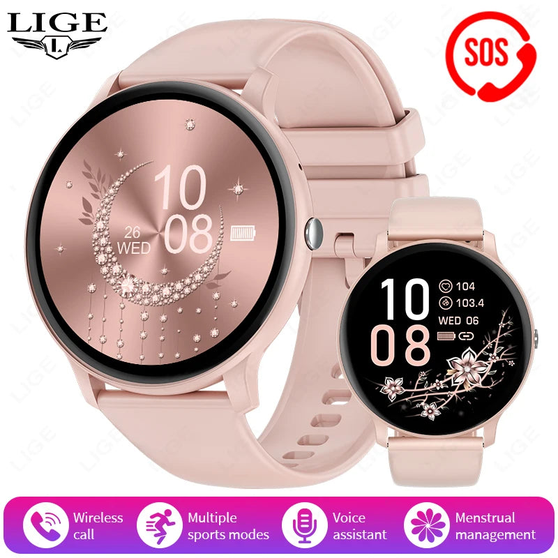 2025 Bluetooth Smartwatch – Fitness & Health Tracker for Men/Women