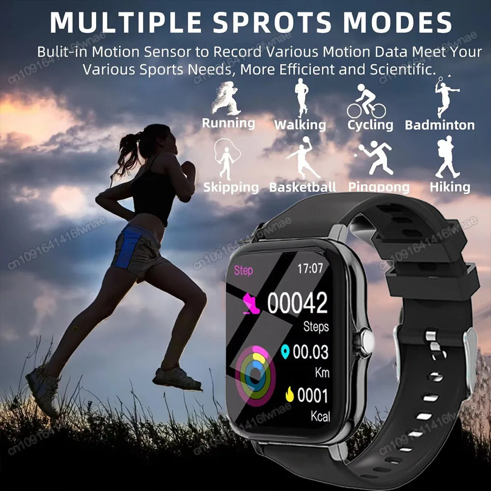 1.83" Waterproof Smartwatch – Call, Sleep & Fitness Tracker