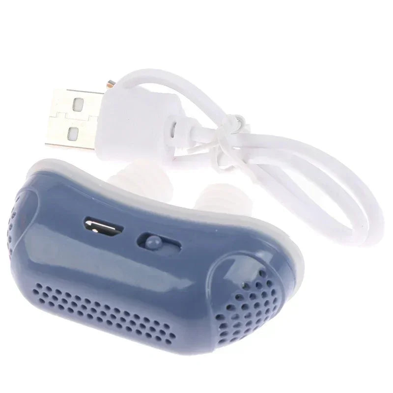Electric Anti-Snore Nose Clip – Sleep Aid Breathing Device