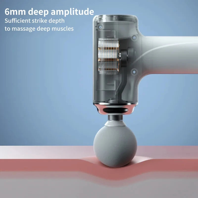 AI Smart Massage Gun with LED Light