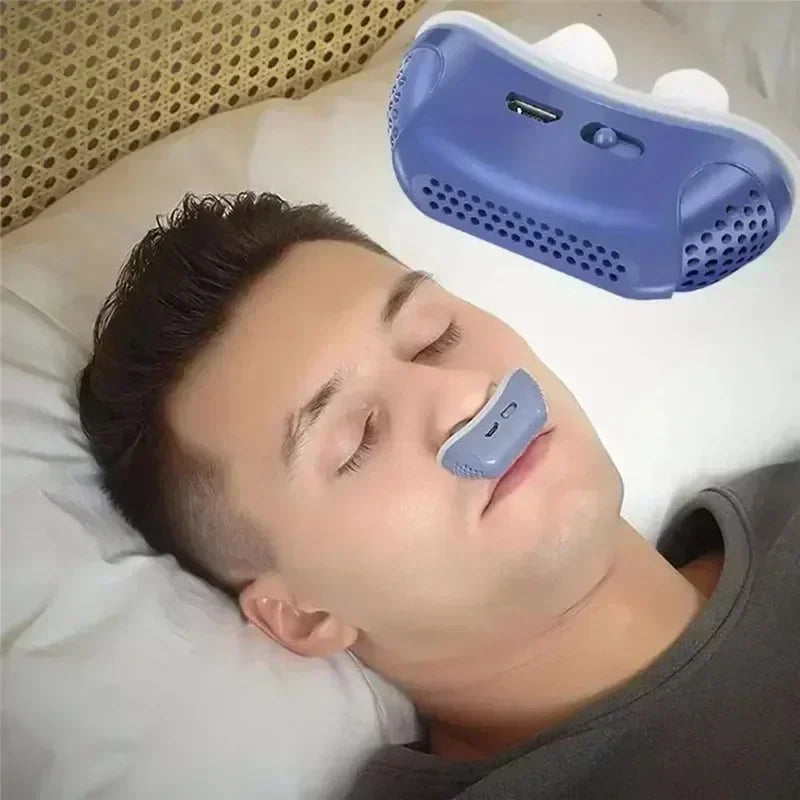 Electric Anti-Snore Nose Clip – Sleep Aid Breathing Device