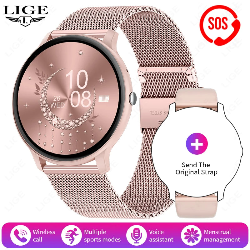 2025 Bluetooth Smartwatch – Fitness & Health Tracker for Men/Women