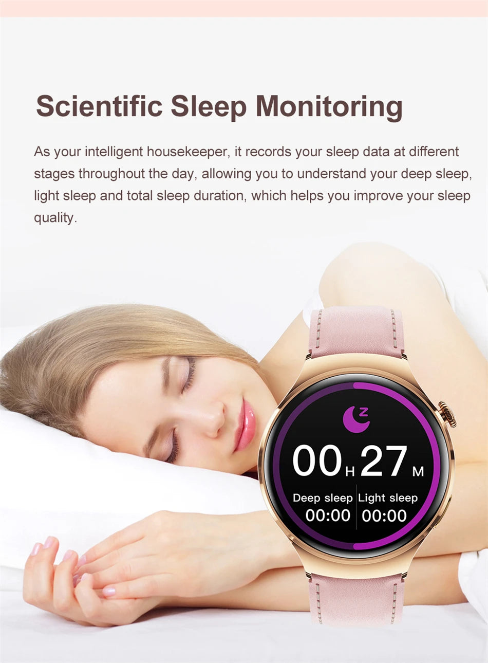 2025 Women’s Smartwatch – GPS, NFC, Bluetooth Call & Health Tracker