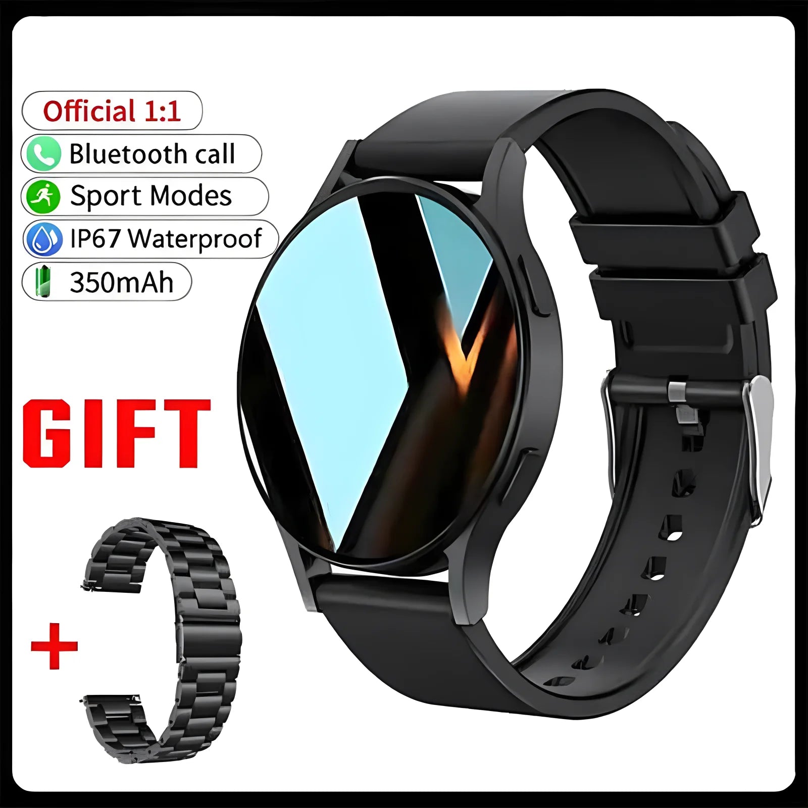 2024 Bluetooth Smartwatch – Call, Heart Rate, Custom Dials