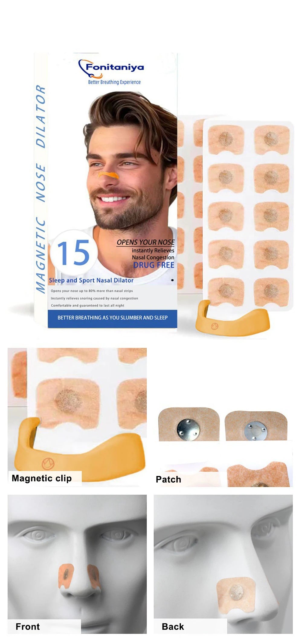 Nasal Breathing Strips & Dilator Kit