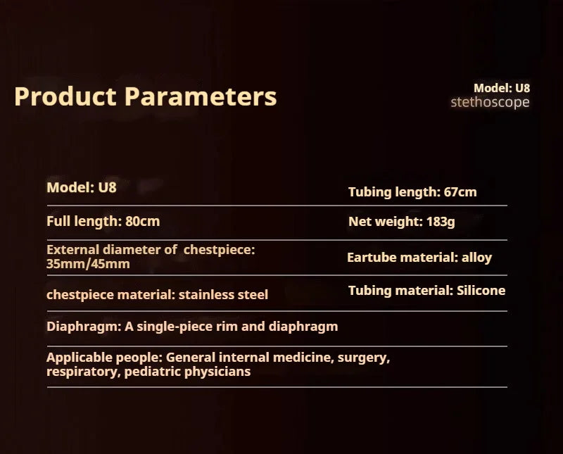 Professional Dual Head Medical Stethoscope