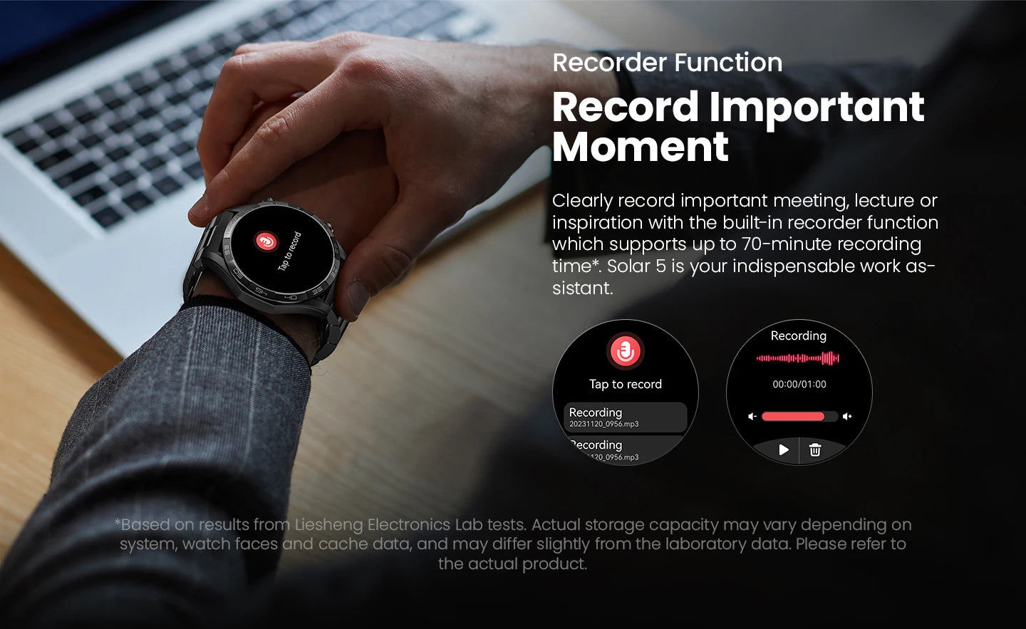 HAYLOU Solar 5 Smartwatch – 1.58" AMOLED, Voice Call, Health Tracker