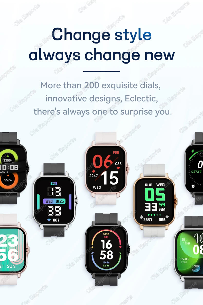 1.83" Waterproof Smartwatch – Call, Sleep & Fitness Tracker