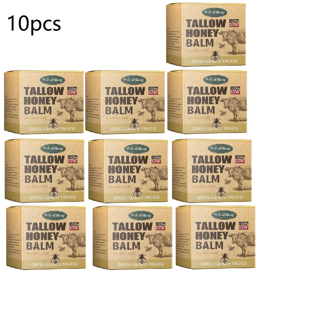 Whipped Beef Tallow Honey Balm – Moisturizing Face & Body Cream