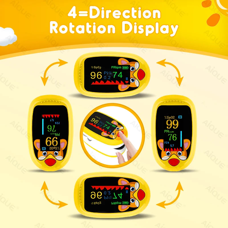 AiQUE Pediatric Pulse Oximeter