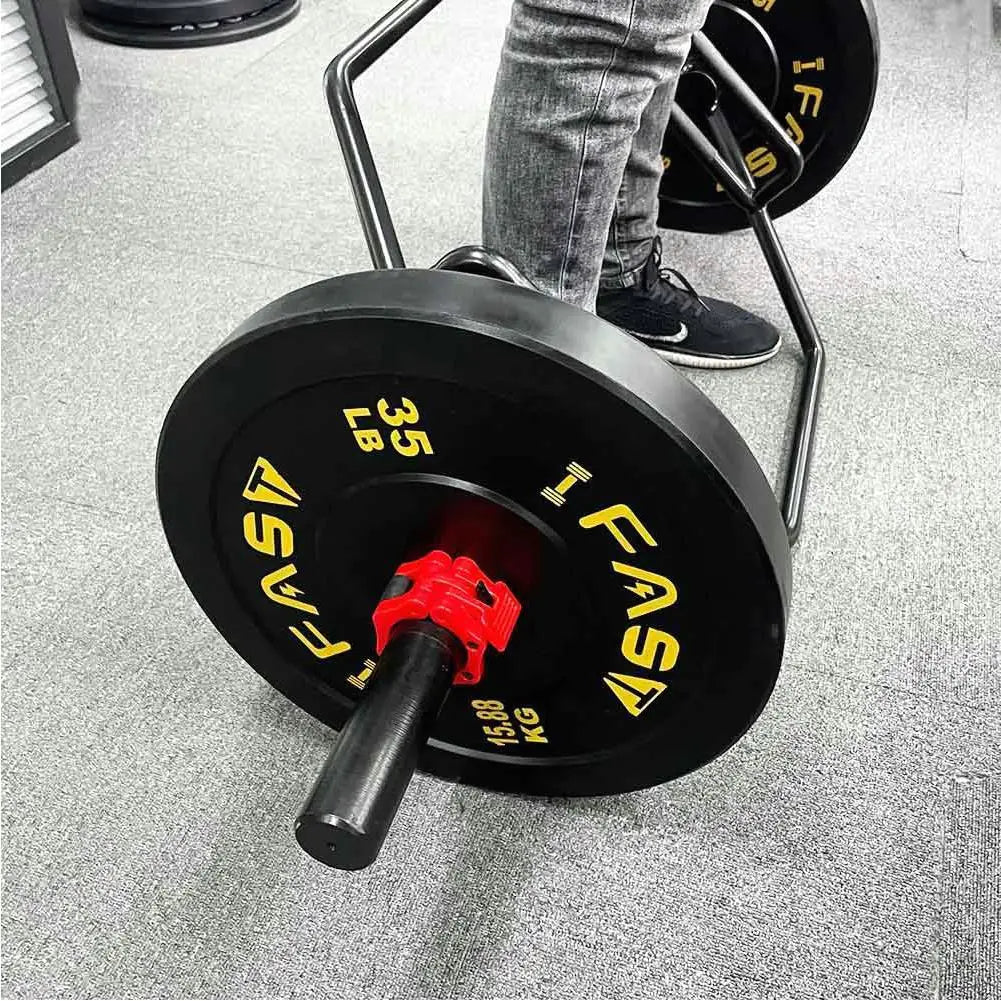 35LB Rubber Bumper Plates – Barbell Weights with Steel Insert