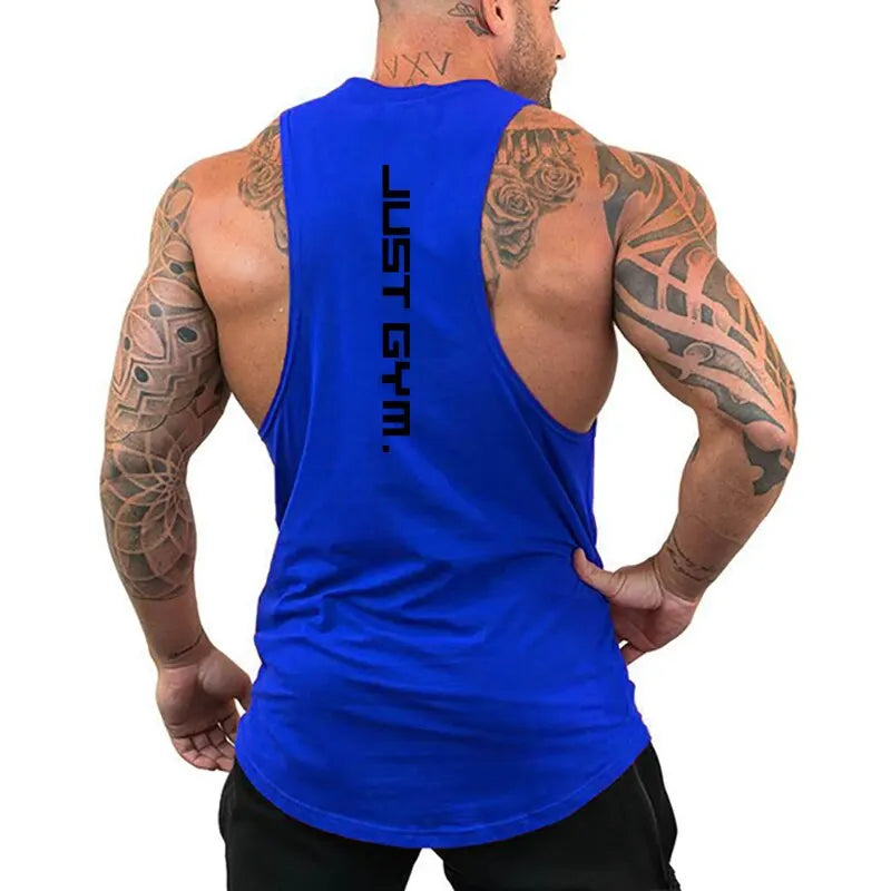 Men’s Sleeveless Workout Vest – Breathable Running Tank