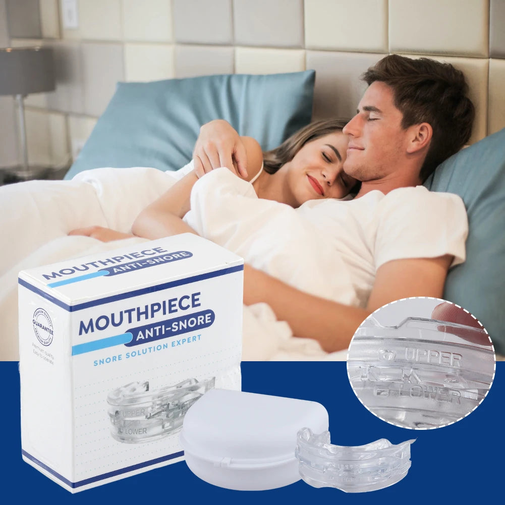 Anti-Snore & Bruxism Mouth Guard with Case