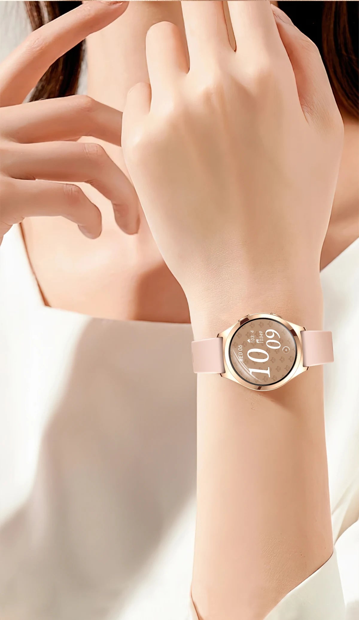 Ladies’ Bluetooth Smartwatch – Health & Outdoor Sports Tracker