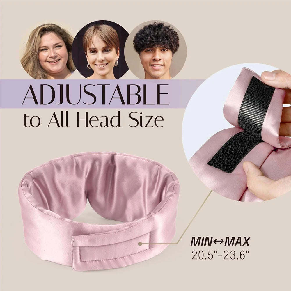 100% Mulberry Silk Sleep Mask – Soft Light-Blocking Eyepatch